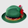 chapeu tipico oktoberfest feltro verde 257a