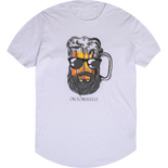 camisa branca masc caneca e barba circulo