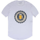 camiseta masculina eins zwei drei 1 branca