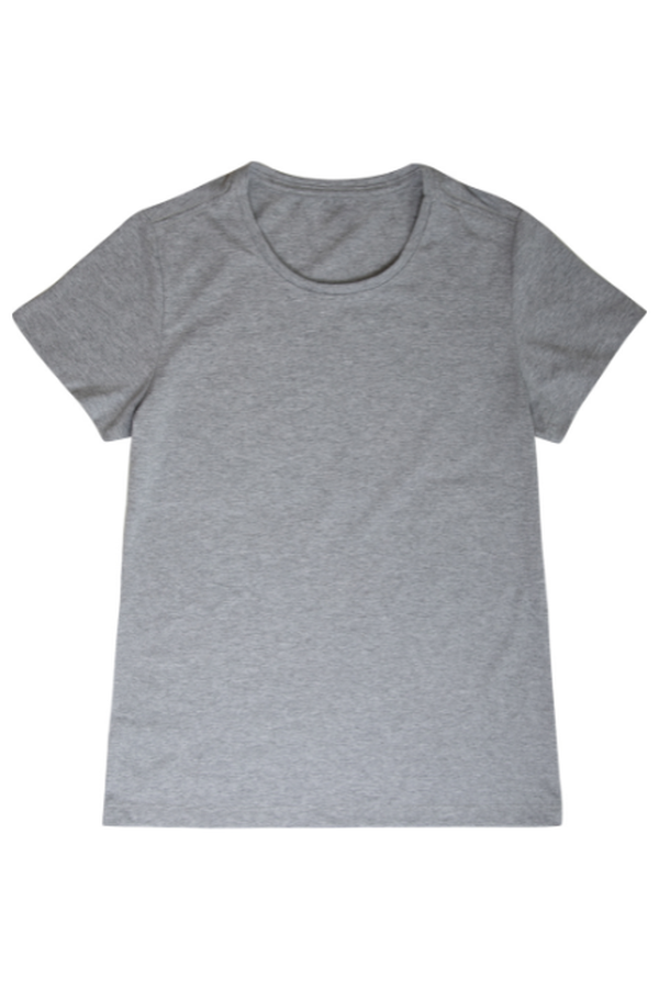 camiseta basica masc cinza frente