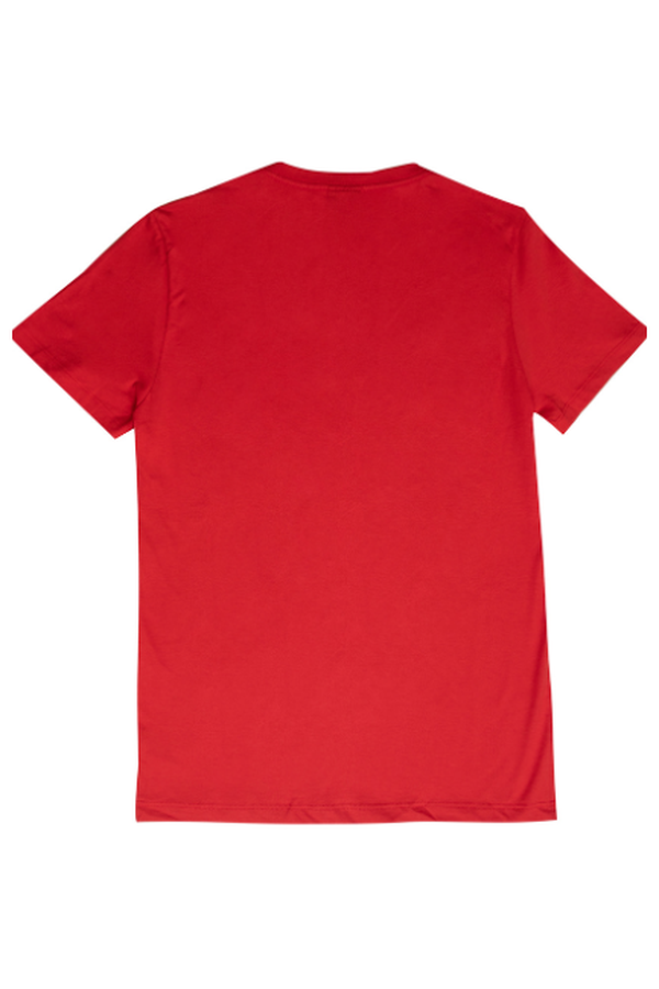 camiseta basica masc vermelho costa